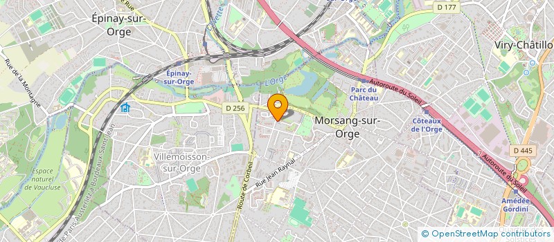 localisation de l'entreprise RB à MORSANG-SUR-ORGE