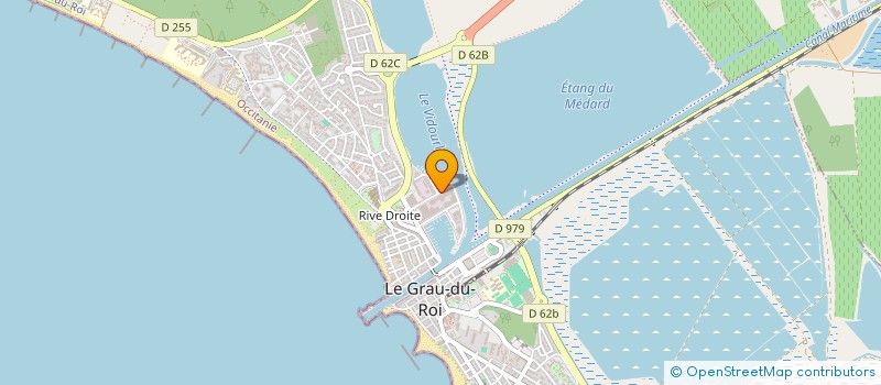 localisation de l'entreprise RB  LE GRAU-DU-ROI