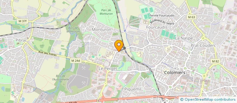localisation de l'entreprise RB à COLOMIERS