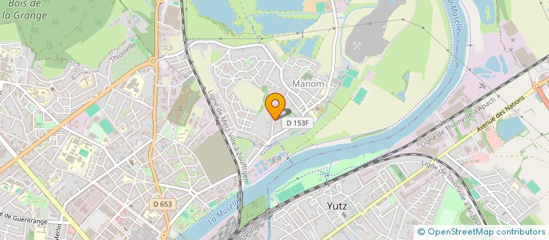 localisation de l'entreprise RB  MANOM