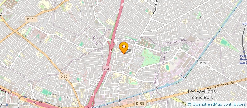 localisation de l'entreprise RB  BONDY