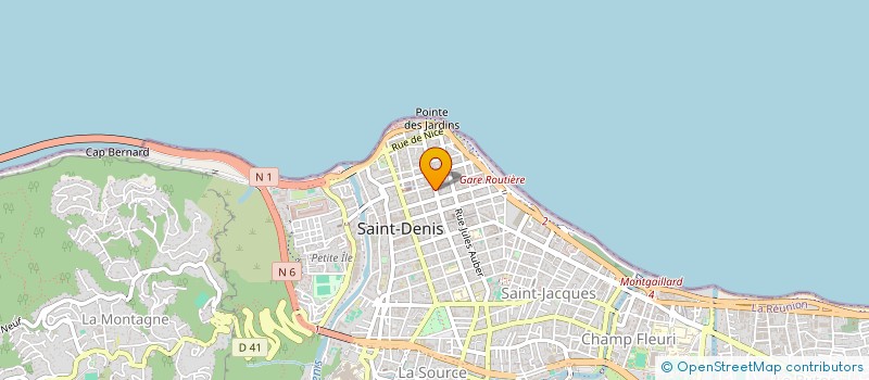 localisation de l'entreprise RB à SAINT-DENIS