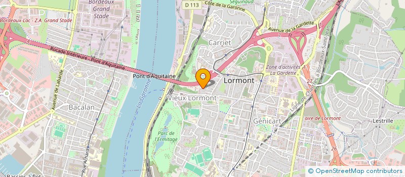 localisation de l'entreprise RB  LORMONT