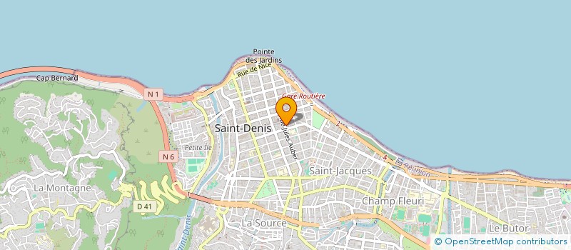 localisation de l'entreprise RB à SAINT-DENIS