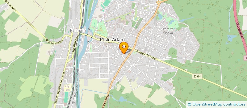 localisation de l'entreprise RB. AH  L'ISLE-ADAM