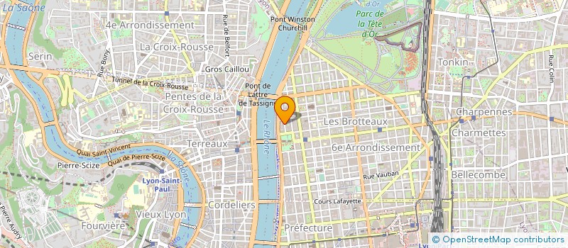 localisation de l'entreprise RB AMENAGEMENT  LYON 6EME