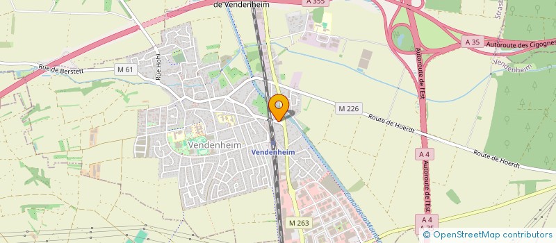 localisation de l'entreprise RB ARTE DENTALE  VENDENHEIM