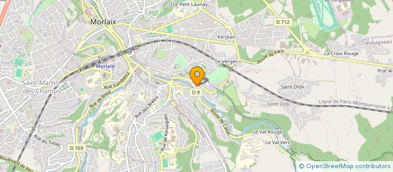 localisation de l'entreprise RB AUTO OCCASIONS  MORLAIX