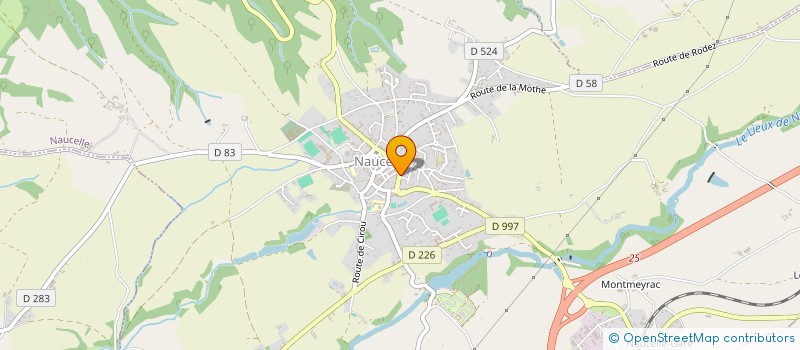 localisation de l'entreprise RB AUTOMOBILES à NAUCELLE