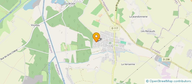 localisation de l'entreprise RB CAPITAL  TRIZAY