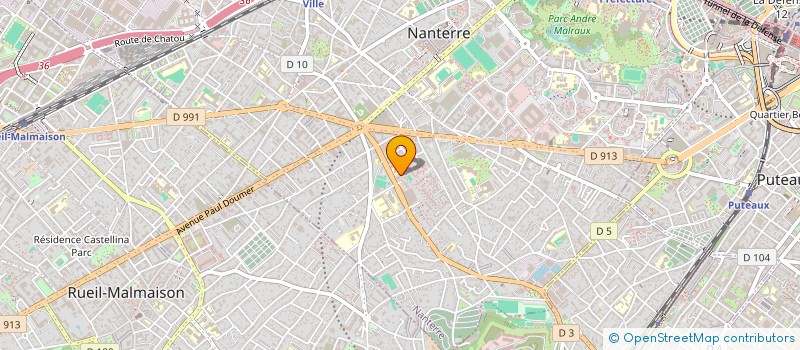 localisation de l'entreprise RB CARBURANT à NANTERRE