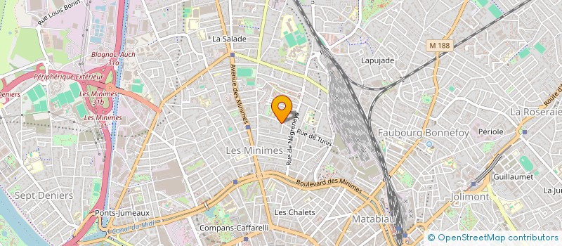 localisation de l'entreprise RB CHAUFFAGE à TOULOUSE