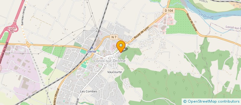 localisation de l'entreprise RB COM à LORIOL-SUR-DROME