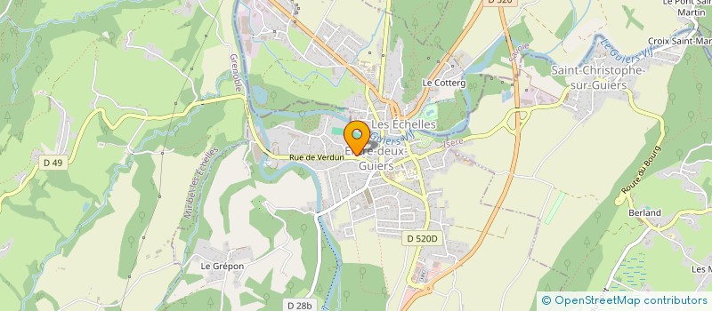 localisation de l'entreprise RB CONCEPT CREATEUR  ENTRE-DEUX-GUIERS