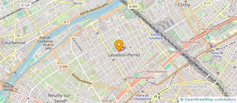 localisation de l'entreprise RB CONSEIL & PATRIMOINE à LEVALLOIS-PERRET
