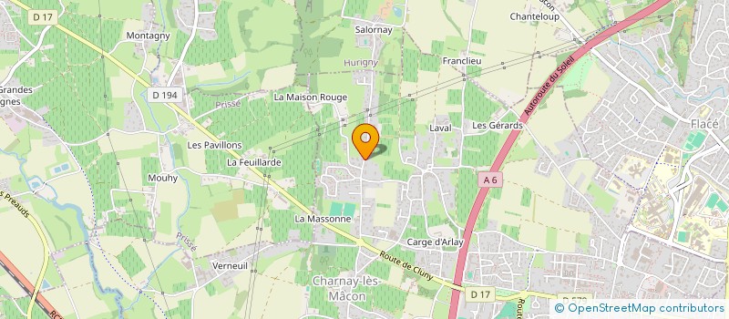 localisation de l'entreprise RB CONSEILS à CHARNAY-LES-MACON