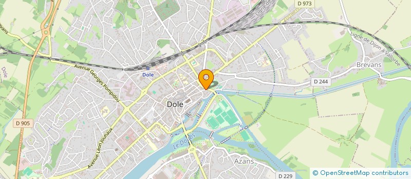 localisation de l'entreprise RB CONSEILS à DOLE