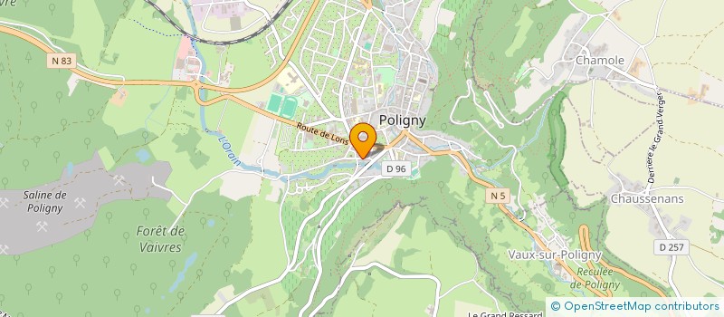 localisation de l'entreprise RB CONSULTING à POLIGNY