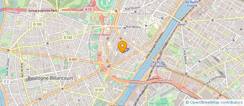 localisation de l'entreprise RB CONSULTING  PARIS