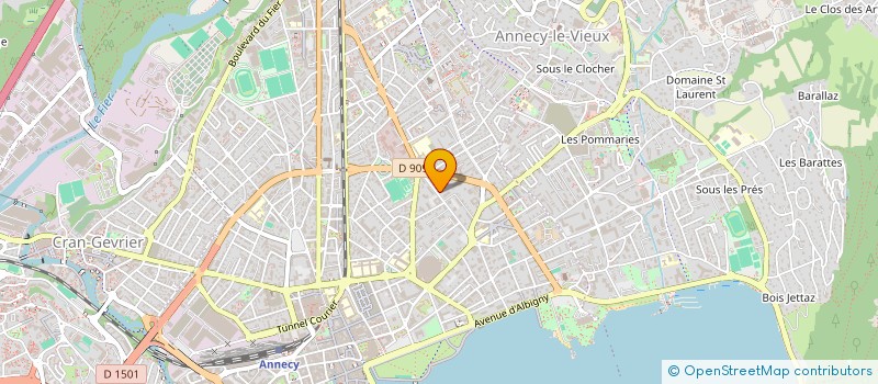 localisation de l'entreprise RB CONSULTING à ANNECY