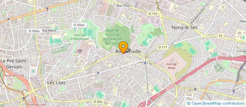localisation de l'entreprise RB CONSULTING à ROMAINVILLE