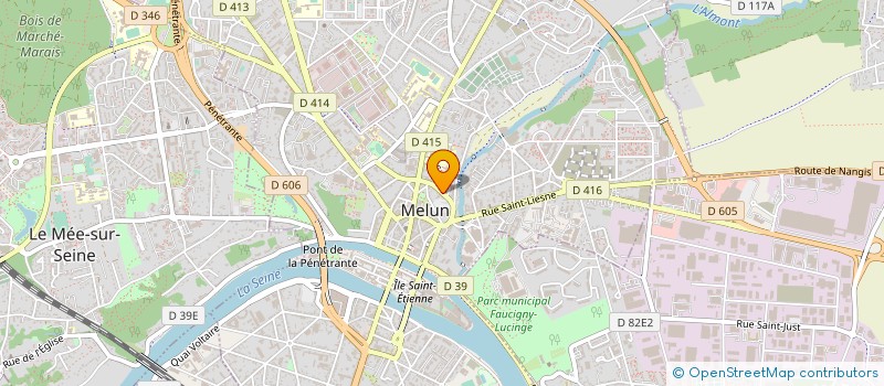 localisation de l'entreprise RB CREDITS CONSEILS à MELUN