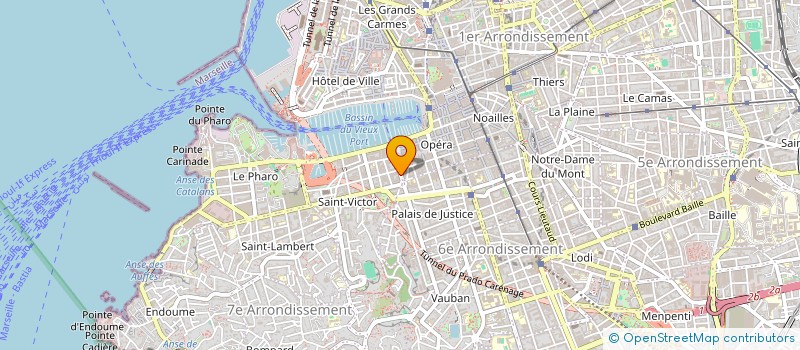 localisation de l'entreprise RB DIFFUSION à MARSEILLE