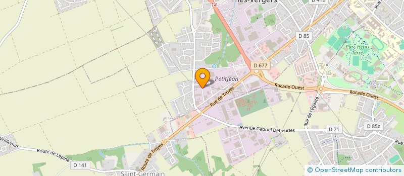 localisation de l'entreprise RB DIFFUSION à SAINT-ANDRE-LES-VERGERS