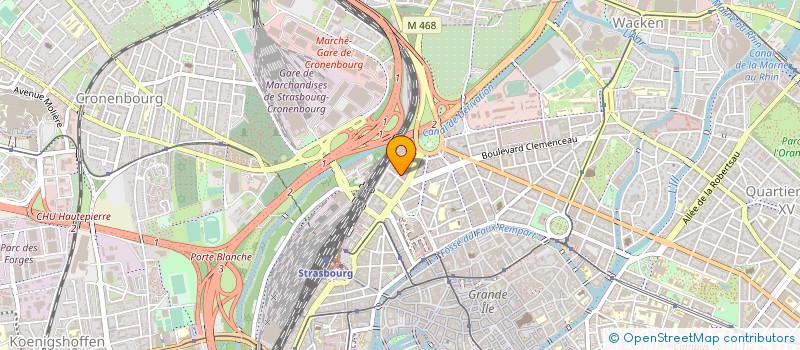 localisation de l'entreprise RB ECONOMIE à STRASBOURG