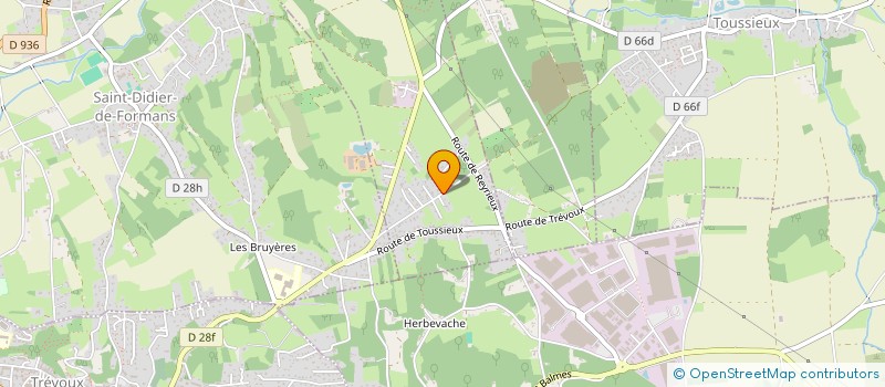 localisation de l'entreprise RB ELECTRICITE  SAINTE-EUPHEMIE