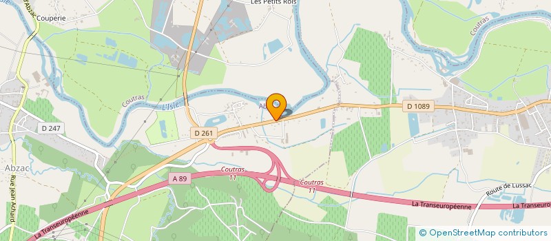 localisation de l'entreprise RB ENERGIES à ABZAC