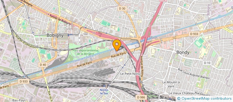 localisation de l'entreprise RB ENTREPRISE à NOISY-LE-SEC