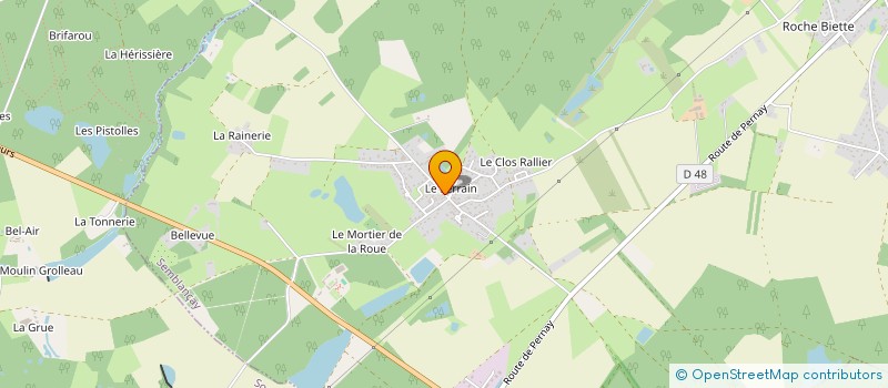 localisation de l'entreprise RB EPANDAGE à SEMBLANCAY