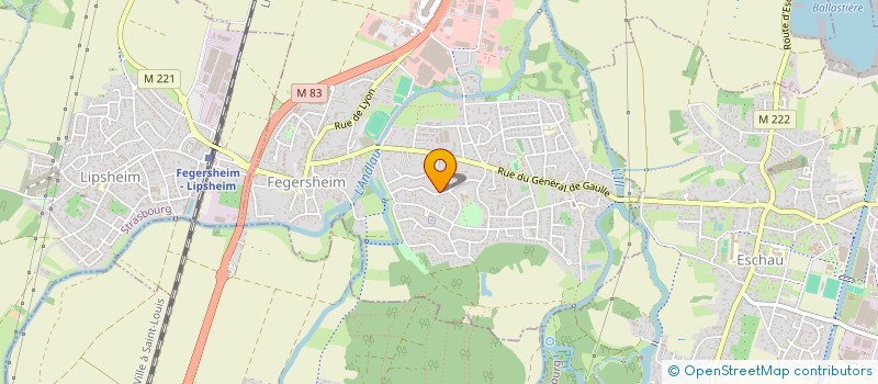 localisation de l'entreprise RB EQUIPEMENTS à FEGERSHEIM