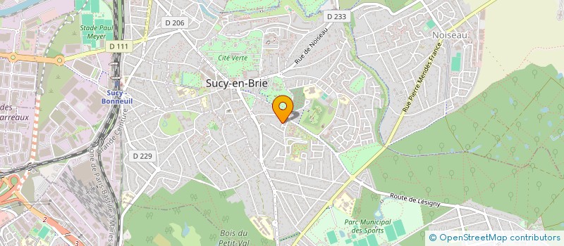 localisation de l'entreprise RB ESTATES  SUCY-EN-BRIE