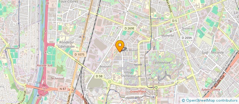 localisation de l'entreprise RB FACADE à GRENOBLE