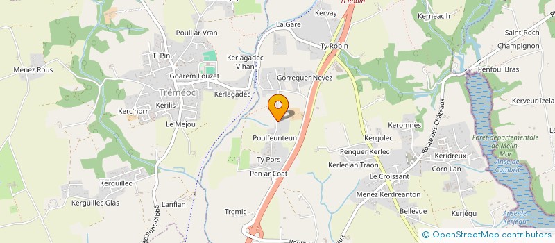 localisation de l'entreprise RB FAMILY  COMBRIT