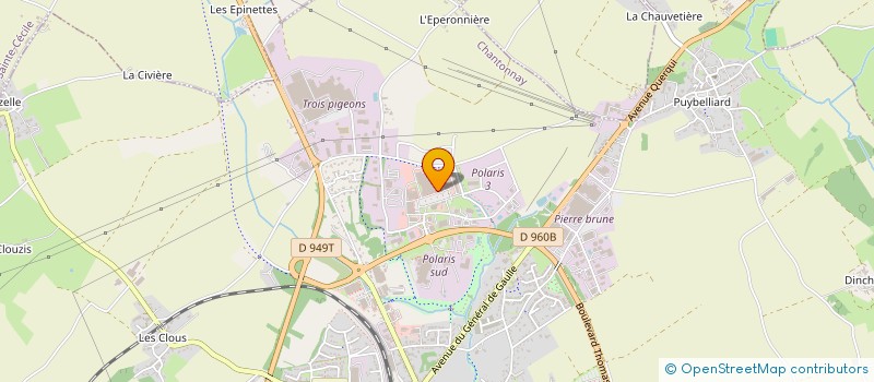 localisation de l'entreprise RB FINANCES à CHANTONNAY