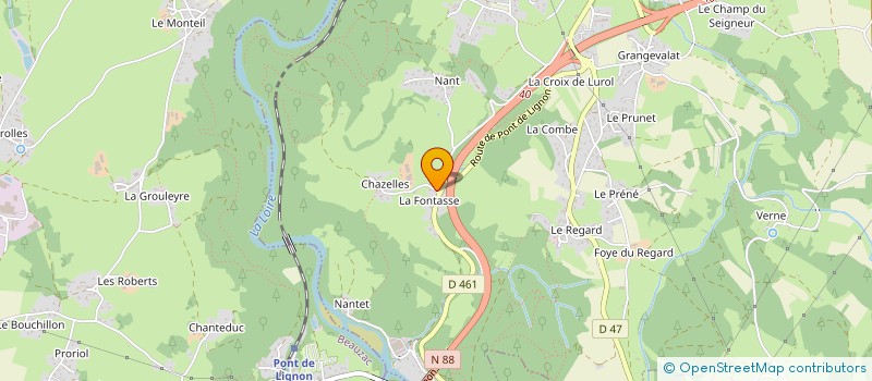 localisation de l'entreprise RB FINANCES  MONISTROL-SUR-LOIRE