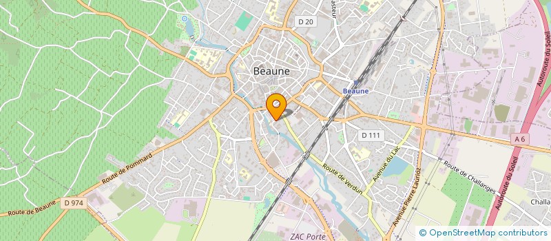 localisation de l'entreprise RB & FLH à BEAUNE