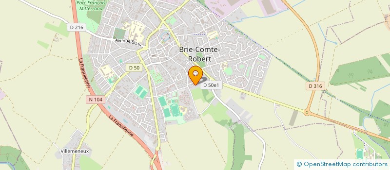 localisation de l'entreprise RB-FORMATION à BRIE-COMTE-ROBERT