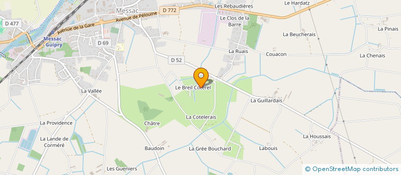 localisation de l'entreprise RB GENERATIONS  GUIPRY-MESSAC