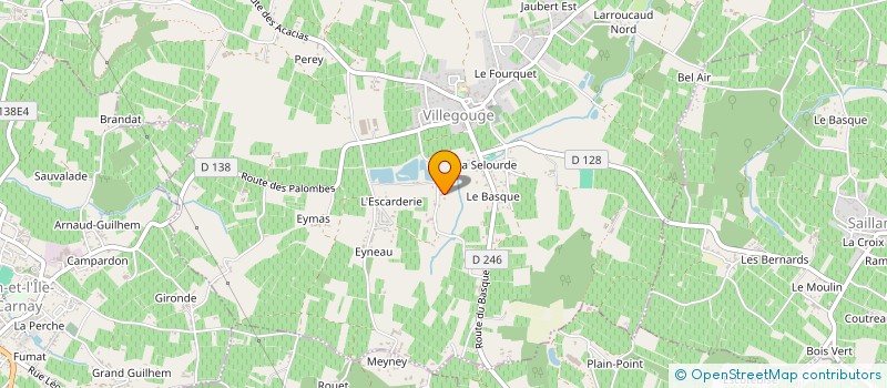 localisation de l'entreprise RB GROUP HOLDING  VILLEGOUGE