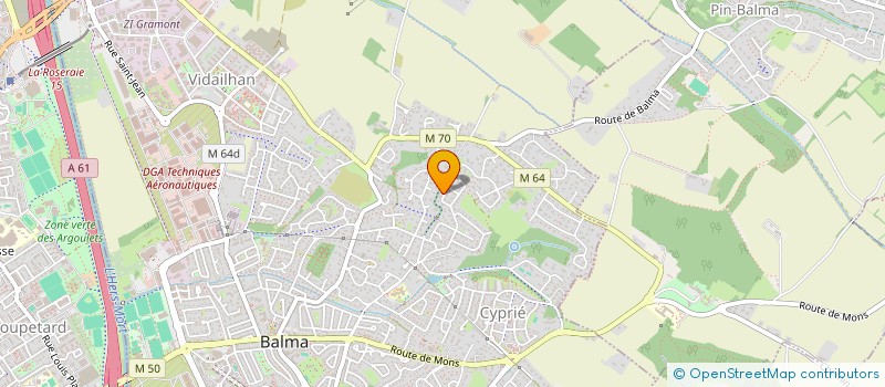 localisation de l'entreprise RB HOLDING  TOULOUSE