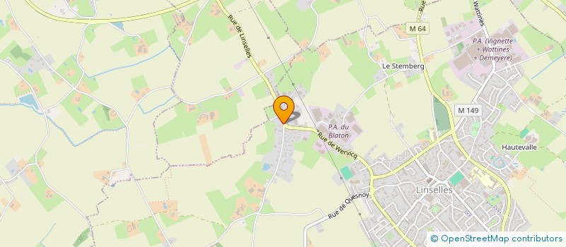 localisation de l'entreprise RB HOLDING à COMINES