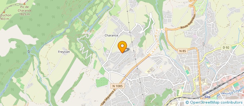 localisation de l'entreprise RB HOLDING  GAP