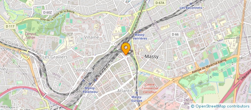 localisation de l'entreprise RB HOLDING EUROPE DU SUD à MASSY