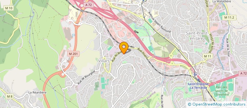 localisation de l'entreprise RB IMMO  VILLARS