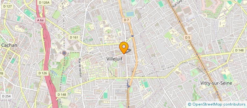 localisation de l'entreprise RB IMMO à VILLEJUIF