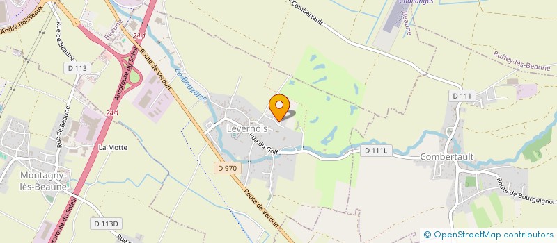 localisation de l'entreprise RB IMMO  LEVERNOIS